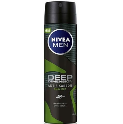 Nivea Men Deep Dimension Amazonia 150 ml Deo Sprey - 1