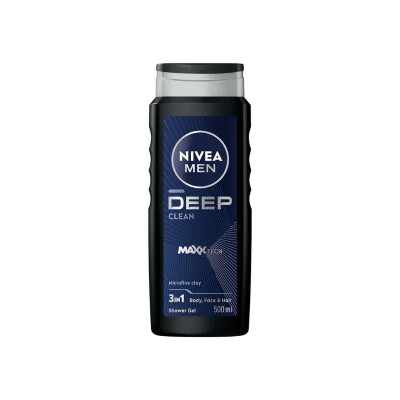 Nivea Men Deep Dimension Clean Duş Jeli 500 ml - Nivea