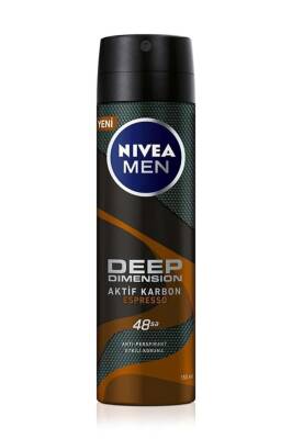 Nivea Men Deep Dimension Espresso Deodorant 150ml - 1