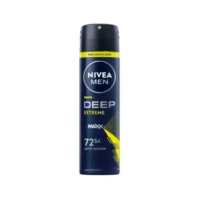 Nivea Men Deep Extreme Sprey Deodorant 150 ml - 1