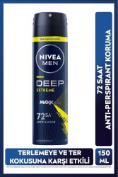 Nivea Men Deep Extreme Sprey Deodorant 150 ml - 2