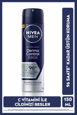 Nivea Men Derma Control Clinical Sprey Deodorant 150 ml - 2