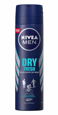 Nivea Men Dry Fresh 150 ml Deodorant Sprey - 1