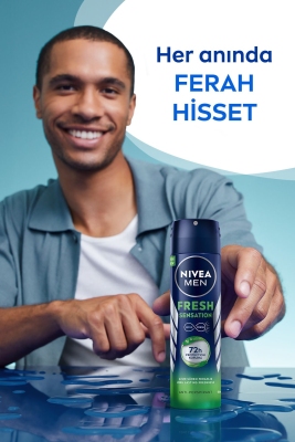 Nivea Men Fresh Sensation Sprey Deodorant 150 ml - 3