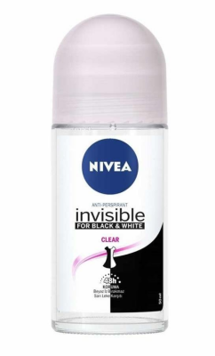 Nivea Roll-On Kadın Invisible Black&White Clear 50ml - 1