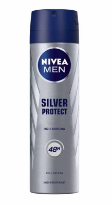 Nivea Silver Protect Deodorant Sprey Erkek 150ml - 1