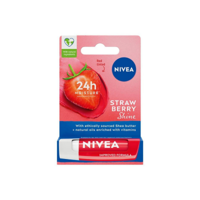 Nivea Strawberry Shine Dudak Bakım Kremi 4.8 g - 1