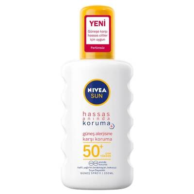 Nivea Sun Hassas Anında Koruma Güneş Alerjisine Karşı Spf 50+ 200 ml Güneş Spreyi - 1