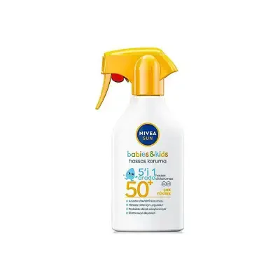 Nivea Sun Kids & Baby Spf50+ Güneş Koruyucu Sprey 270 ml - Nivea