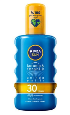 Nivea Sun Koruma ve Ferahlık SPF 30 Güneş Spreyi 200 ml - 1