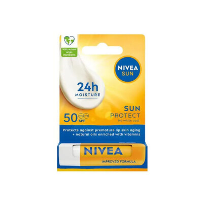 Nivea Sun Spf50+ Korumalı Dudak Balsamı 4,8 g - Nivea