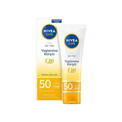 Nivea Yaşlanma ve Leke Karşıtı Spf 50 50 ml Yüz için Güneş Kremi - 5