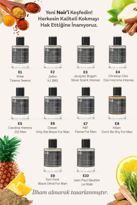 Noir E6 Erkek Edp Parfüm 50 ml - 4
