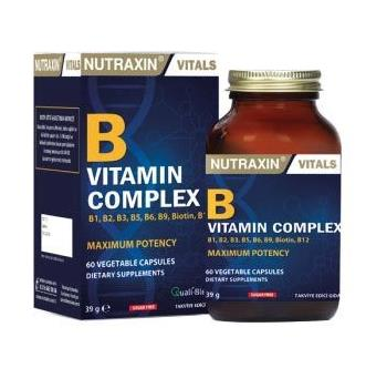 Nutraxin B Vitamin Complex 60 Kapsül - 1