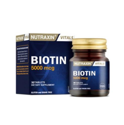 Nutraxin Biotin 5000 mcg Takviye Edici Gıda 30 Tablet - Nutraxin