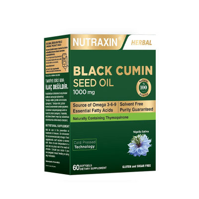 Nutraxin Çörek Otu Yağı 1000 mg 60 Kapsül - 1