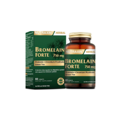 Nutraxin Herbal Bromelain Forte Takviye Edici Gıda 60 Tablet - Nutraxin