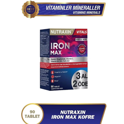 Nutraxin Iron Max 30 Tablet 3 Al 2 Öde - 2