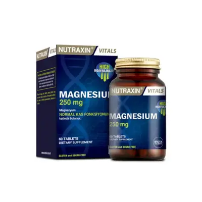 Nutraxin Magnesium Citrate 250 mg 60 Tablet - Nutraxin