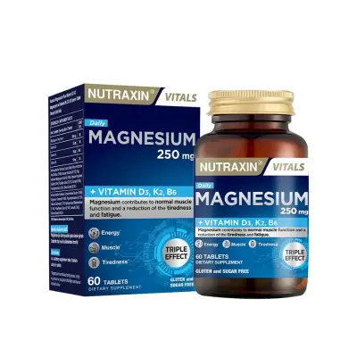 Nutraxin Magnesium Daily 250 mg 60 Tablet - Nutraxin