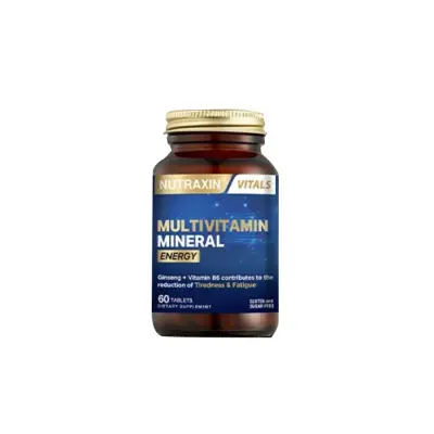 Nutraxin Multivitamin Mineral Energy 60 Tablet - Nutraxin