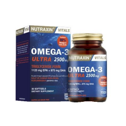 Nutraxin Omega 3 Ultra 2500 mg 30 Yumuşak Kapsül - Nutraxin