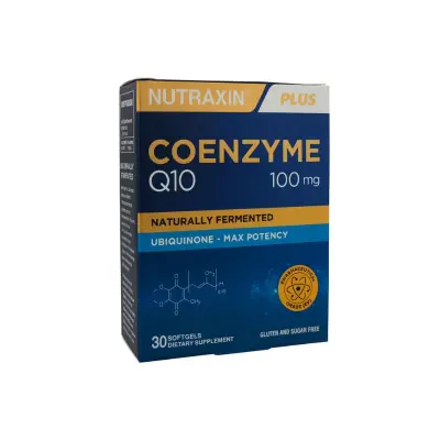 Nutraxin Plus Koenzim Coenzyme Q-10 100 mg 30 Yumuşak Kapsül - Nutraxin