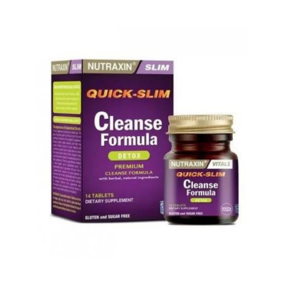 Nutraxin Quick Slim Cleanse Formula Detox 14 Tablet - 1