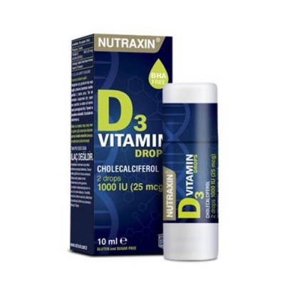 Nutraxin Vitamin D3 Takviye Edici Gıda Damla 10 ml - 1