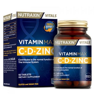 Nutraxin Vitamin Max C.D Çinko 60 Tablet - 1