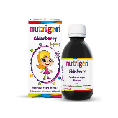 Nutrigen Elderberry Kara Mürver Şurup 200 ml - 1