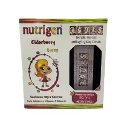 Nutrigen Elderberry Şurup 200 ml + Aquas AntiAging Day Cream Hediyeli Paket - Nutrigen
