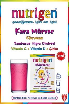 Nutrigen Elderberry Takviye Edici Gıda 15 Efervesan Tablet - 3