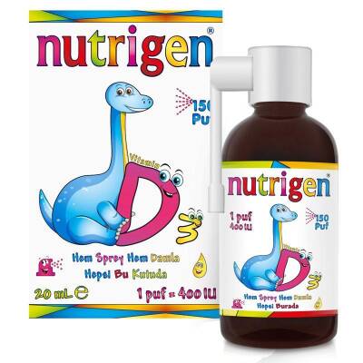 Nutrigen Vitamin D3 400 IU Sprey Damla 20 ml - 1