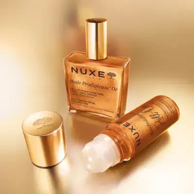 Nuxe Huile Prodigieuse Or Roll-On Altın Parıltılı Çok Amaçlı Kuru Yağ 60 ml - 3