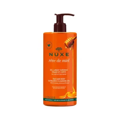 Nuxe Reve De Miel Ultra-Rich Yüz Ve Vücut Temizleme Jeli 750 ml - 1