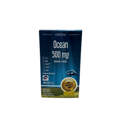 Ocean 500 mg Balık Yağı 60 Kapsül - Orzax