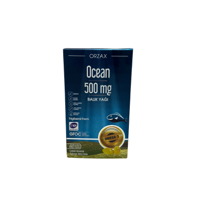 Ocean 500 mg Balık Yağı 60 Kapsül - 1