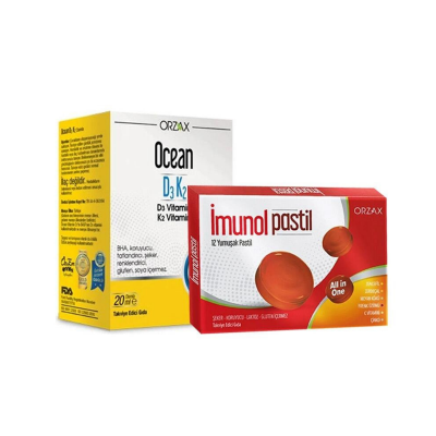 Ocean D3K2 Vitamin Damla 20 ml + İmunol Pastil HEDİYE! - 1