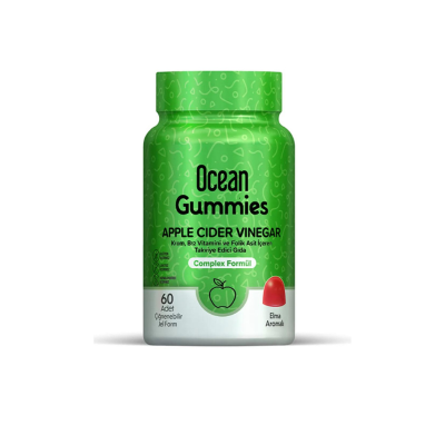 Ocean Gummies Apple Cider Vinegar 60 Çiğnenebilir Jel Form - 1