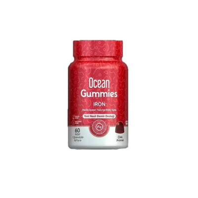 Ocean Gummies İron 60 Çiğnenebilir Jel Form - 1