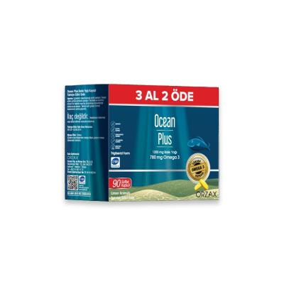 Ocean Plus Omega 1200 mg 90 Kapsül - 3 Al 2 Öde - 1