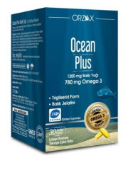 Ocean Plus Omega 3 1200 Mg 30 Kapsül - Orzax