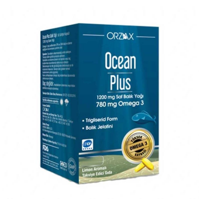 Ocean Plus Omega 3 1200 mg 50 Kapsül - 1