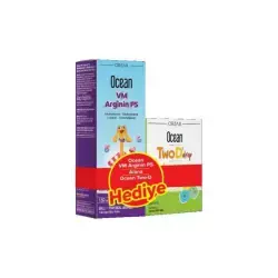 Ocean VM Arginin PS Şurup 150 ml Two Drop 30 ml Hediye - Orzax