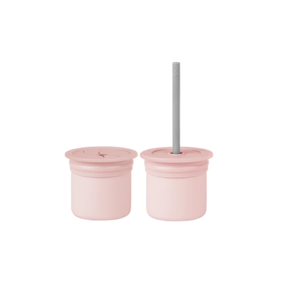 Oioi Atıştırma Seti Ham + Hüp Pinky Pink/Powder Gray - 1