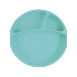 OiOi Porsiyon Vakum Tabanlı Silikon Tabak Yeşil - OiOi