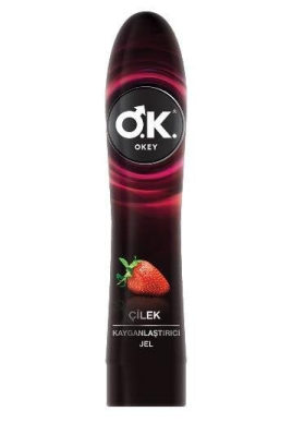 Okey Çilek 100 ml Kayganlaştırıcı Jel - 1