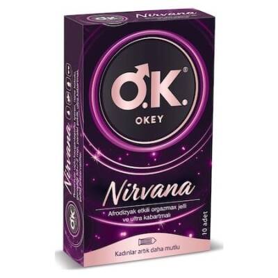 Okey Nirvana 10'lu Prezervatif - 1