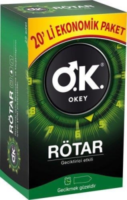Okey Prezervatif Rötar 20'li - 2